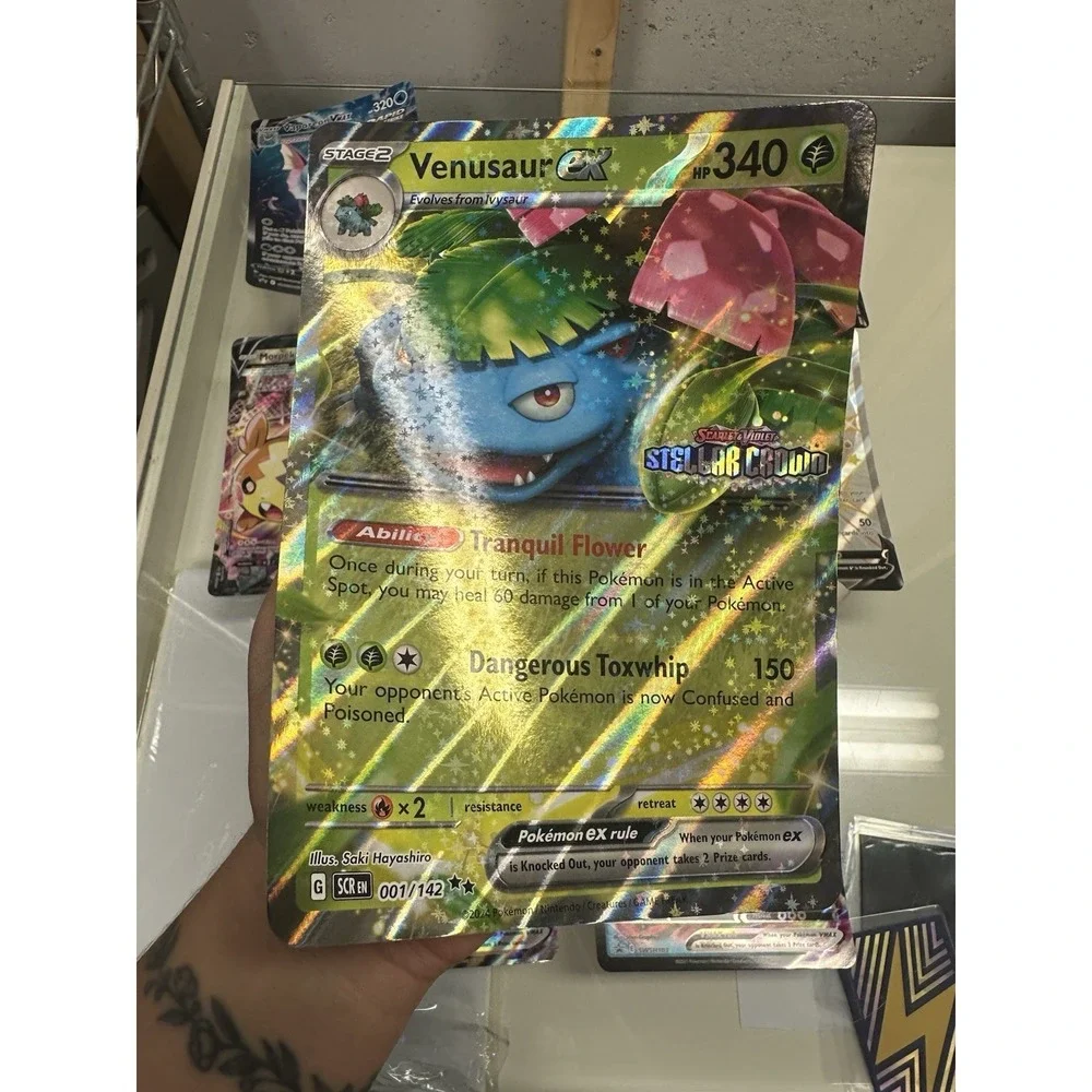 Lot of 8 JUMBO pokemon cards damaged‎ condition Blastoise VMAX SWSH103 vaporeon